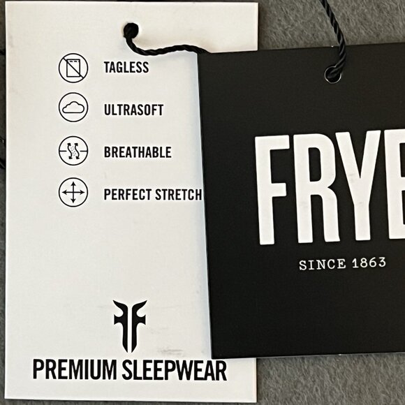FRYE Men's Ultrasoft Modal Blend Black Stretch Sleepwear T-shirt Size Medium NWT - Picture 8 of 11
